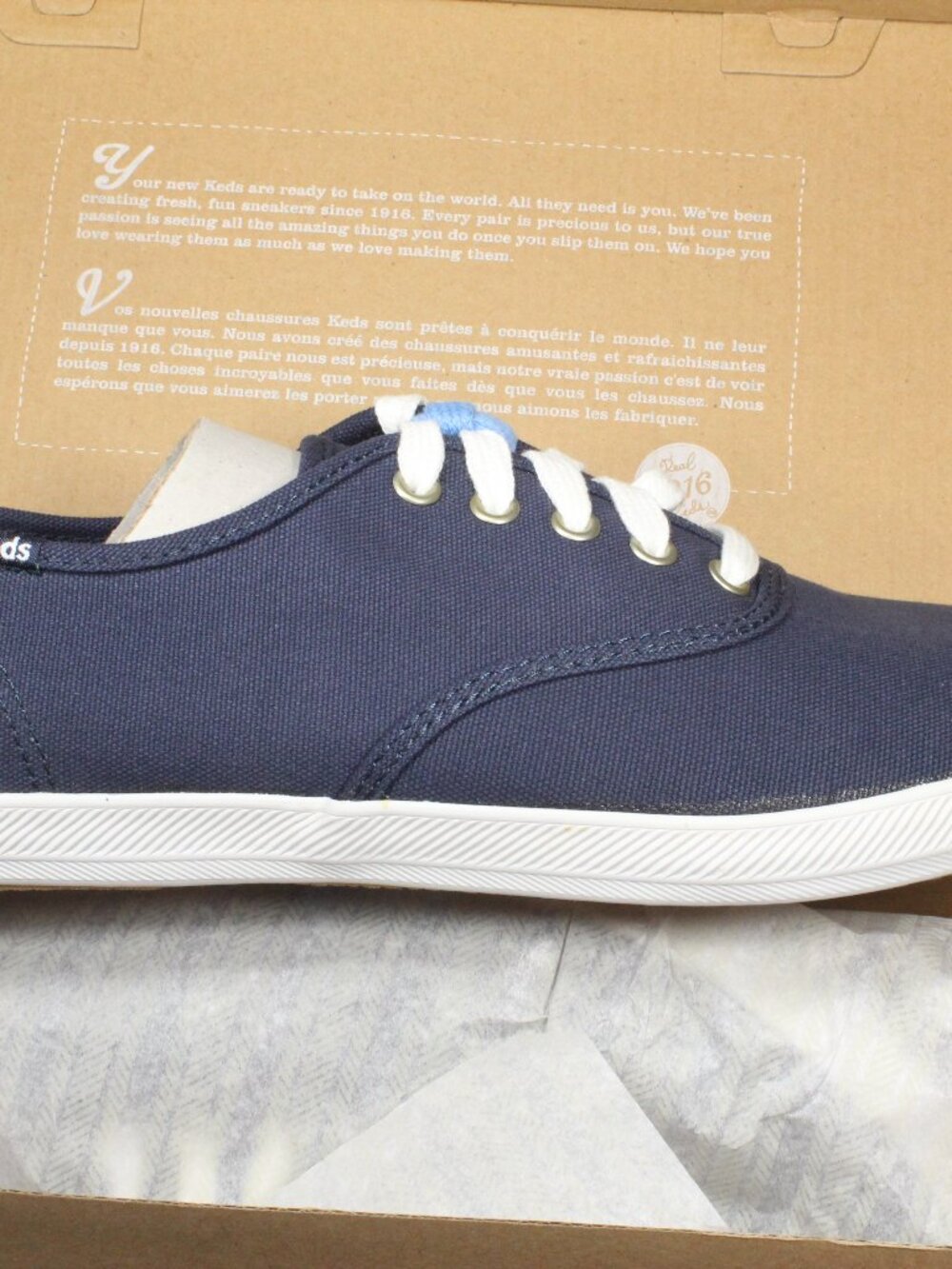 KEDS Champion CVO Navy Low Top Sneakers Shoes RARE Men's Size 11.5 Womens 13